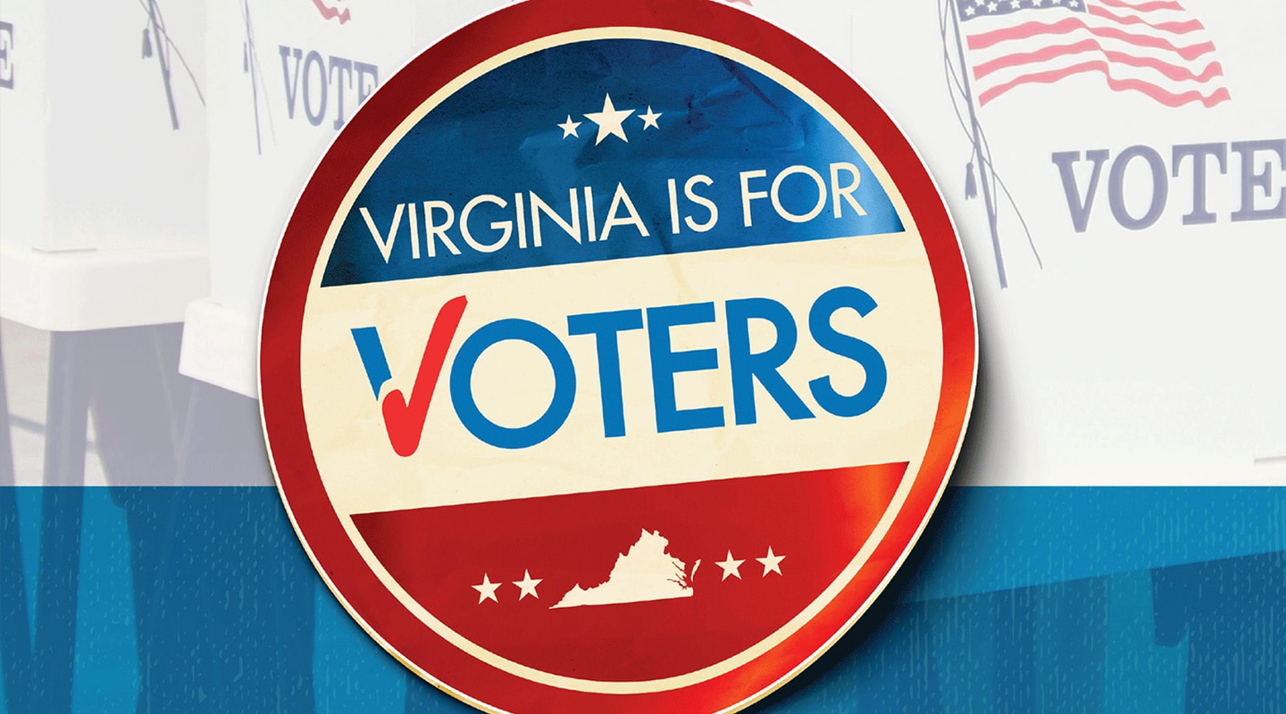 ملصق Virginia is for voters